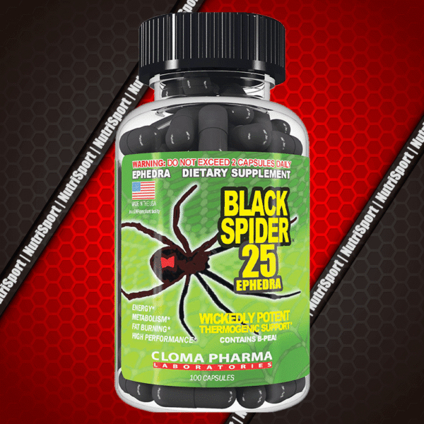 Black Spider 100 Caps / <strong><span style="color: maroon;">EXTREMO</span></strong>