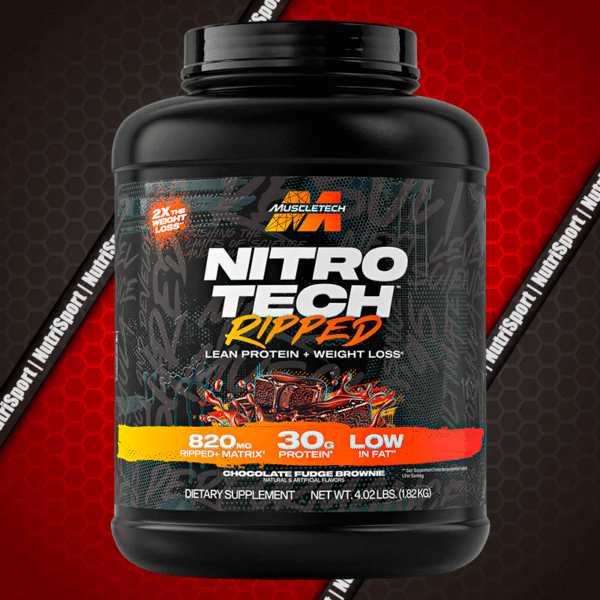 NitroTech Ripped 4Lbs <strong><span style="color: #AD00CC;">SOLO EN SUC NORTE, CENTRO O A DOMICILIO</span></strong>
