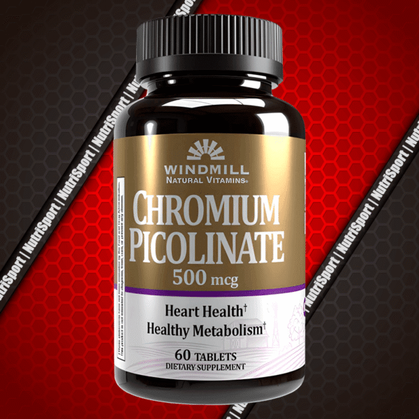 Picolinato de Cromo 500mcg Windmill 60 Tabs