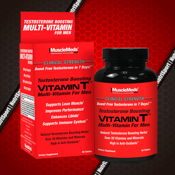 Vitamin T 90 Tabs <span style="color: yellow;">con Precursor de Testosterona</span>