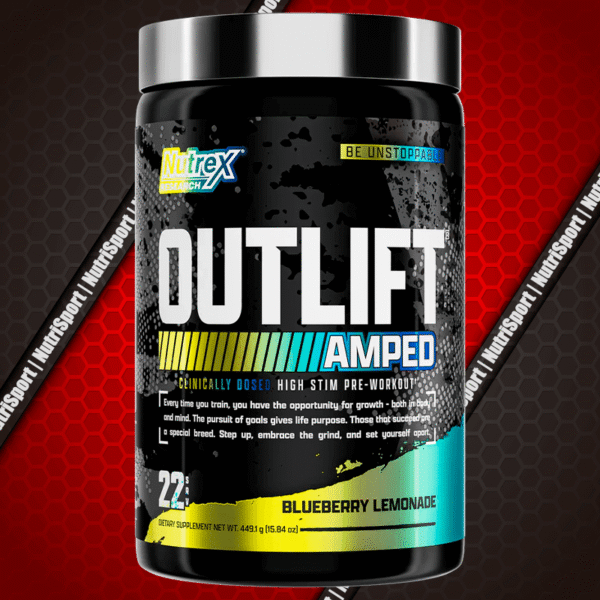 Outlift Amped Nutrex 22 Servs / <strong><span style="color: red;">FUERTE</span></strong> <strong><span style="color: #AD00CC;">SOLO A DOMICILIO</span></strong>