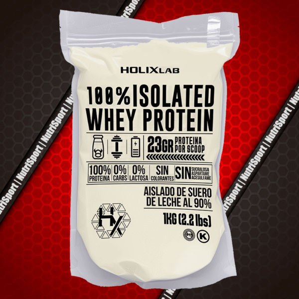 Isolated Whey Protein 100% Holix Lab 2.2Lbs <strong><span style="color: green;">SIN SABOR</span></strong>