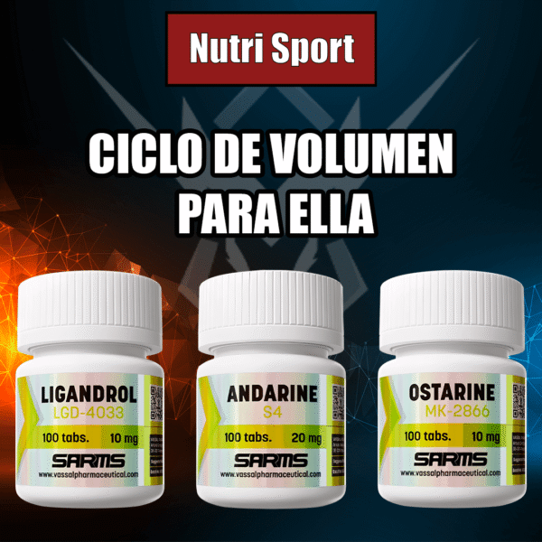 SARMs – Ciclo de Volumen para Ella
